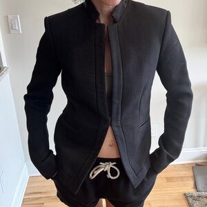 Rag & Bone Black Blazer Tailored Minimalist Design